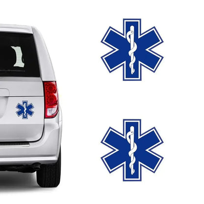 Stickers Amusing Star Life Sticker Reflective Tail Decal Creative