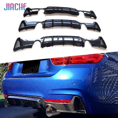 For BMW 4 Series F32 F33 ABS Gloss Black M Performance Rear