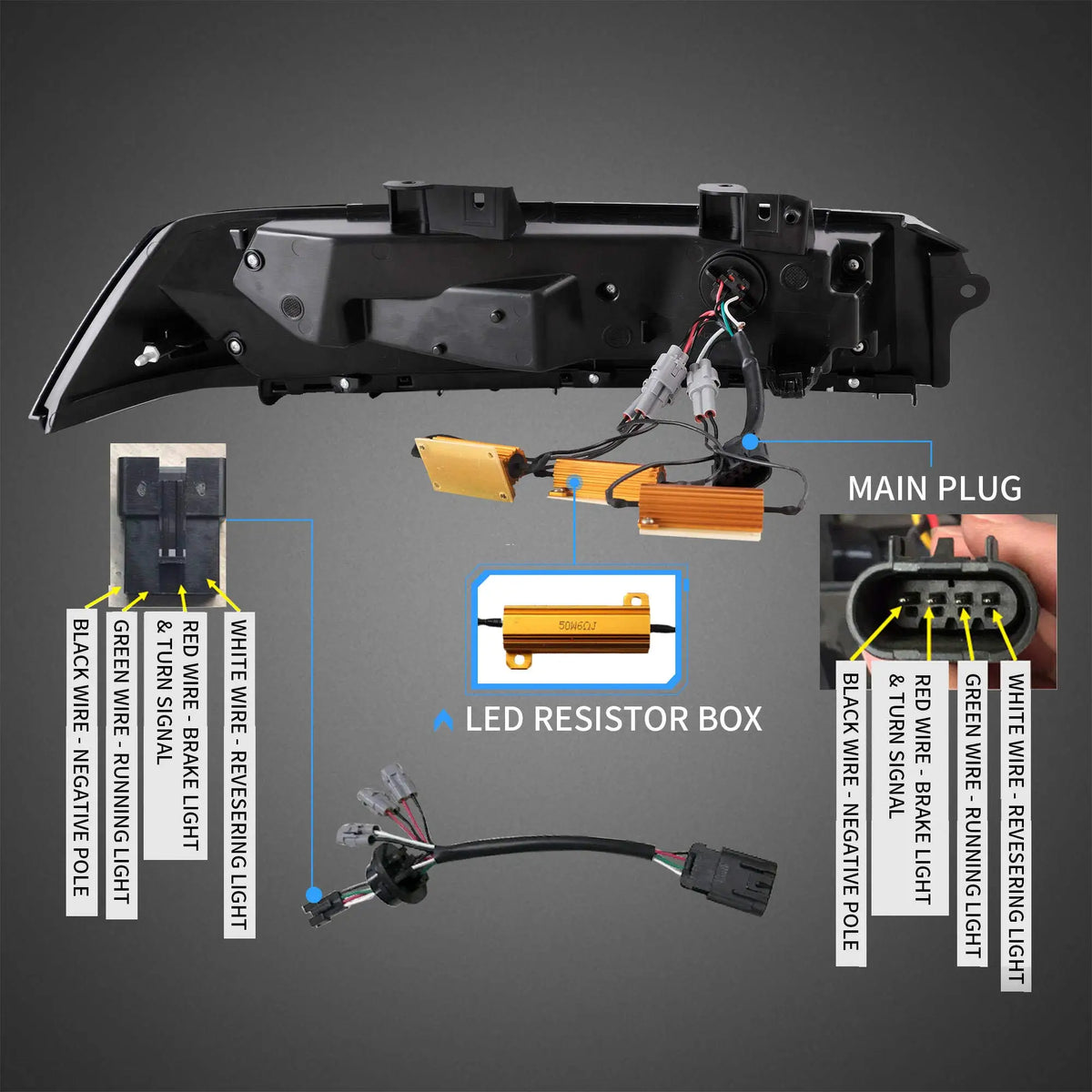For VW Polo Gti LED Taillights Drl Dynamic Turn Signal Brake