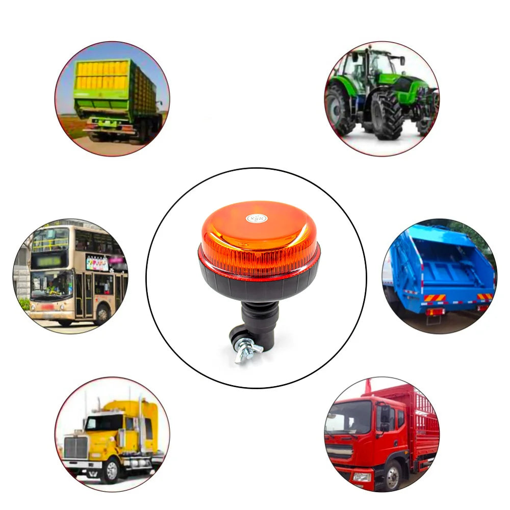 12V 24V 36W Rotating Warning Tractor Truck Flashing Amber