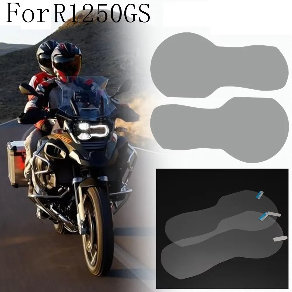 For BMW R1250GS R 1250 Gs 2PCS Motorcycle Headlight Scratch