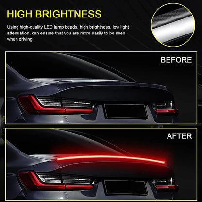 12V Rear Spoiler Mount Brake Stop Warning Turn Signal