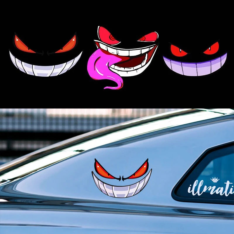 Funny Fun Stickers Devil Sticker Reflective Waterproof Decal