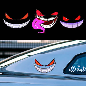 Funny Fun Stickers Devil Sticker Reflective Waterproof Decal