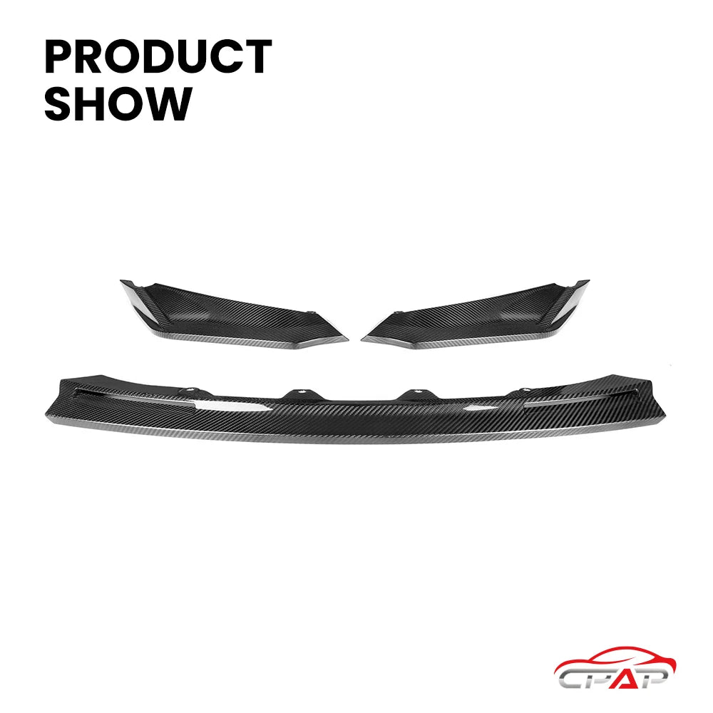 For BMW M3 G80 G81 M4 G82 G83 V Real Dry Carbon Fiber Front