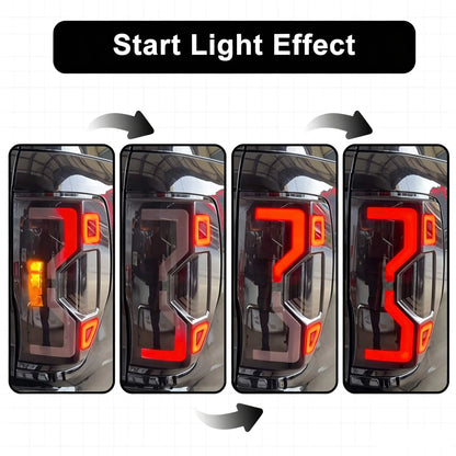 For Ford Ranger LED Rear Tail Assembly T6 T7 T8 Reverse Driving