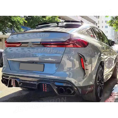 For BMW F96 X6M 2019- 2022 Jcyecf Real Carbon Fiber Rear