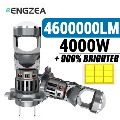 Engzea H7 Bi 4600000LM 4000W MINI Projector Lens H8