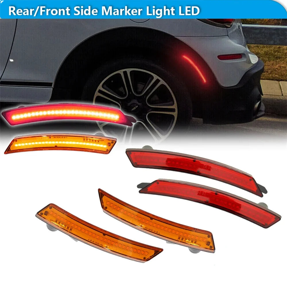 For 2ND Gen MINI Cooper R55 R56 R57 R58 R59 R60 R61 Amber Red