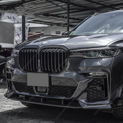 For BMW X7 G07 M Sport Front Bumper Lip 40I 40D M50I M50D M Pack