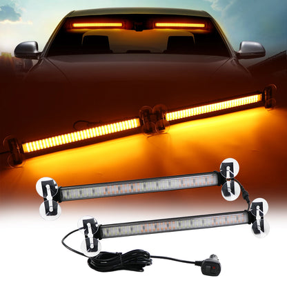 In Strobe Emergency Warning 144 Windshield Bar Traffic Advisor