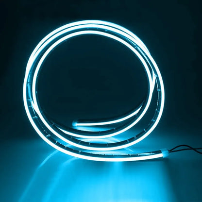12V Hood Daytime Running Ambient Neon Strip Waterproof Scan