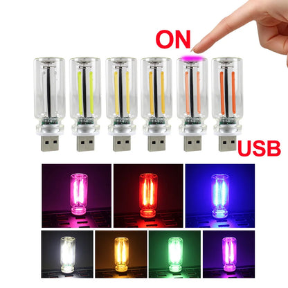 USB Filament Touch Dimming Bulb 5V Lighting Edison Retro