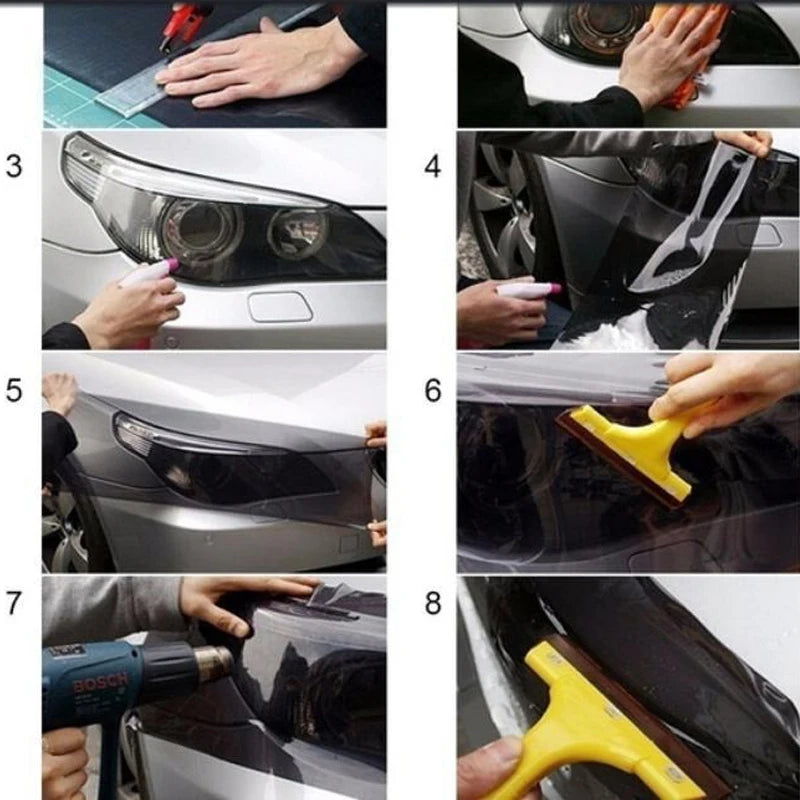 Film Headlight Sticker Taillight Fog Vinyl Rear Tinting Exterior