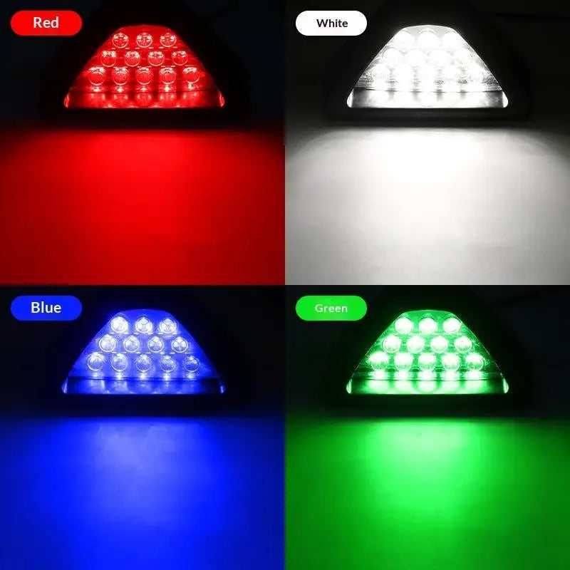 Brake Signal Triangle Sporty 12LED Rear Fog Tail Third