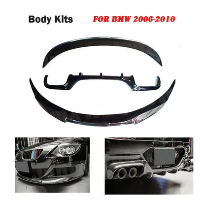 For BMW 6 Series E63 E64 Carbon Fiber M6 2006 2010 3PCS Set