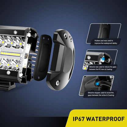 Nilight Pods 2PC 4inch 60W Flood Spot Combo Triple