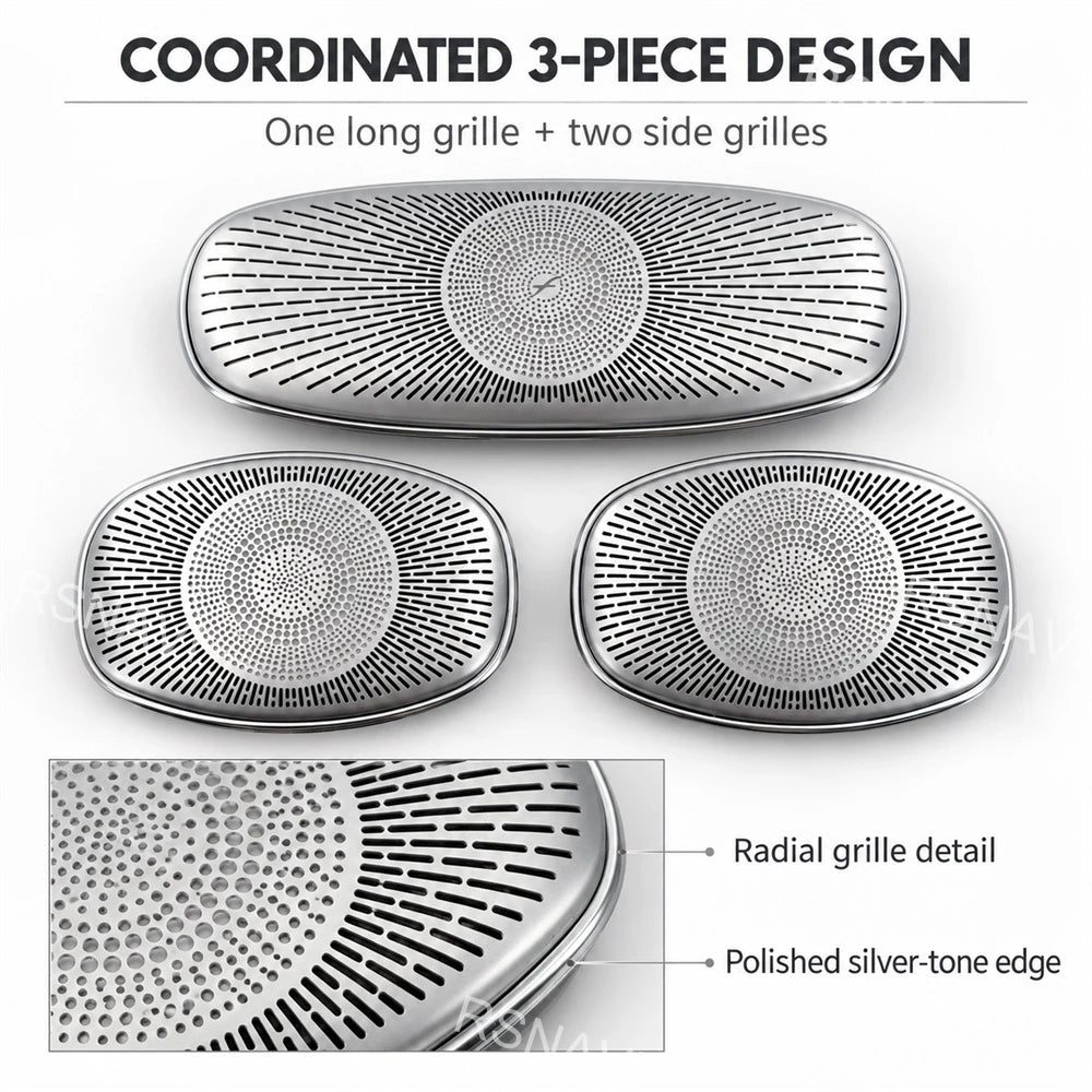 For Mercedes-Benz C-Class W205 Glc X253 3-piece Rear Roof