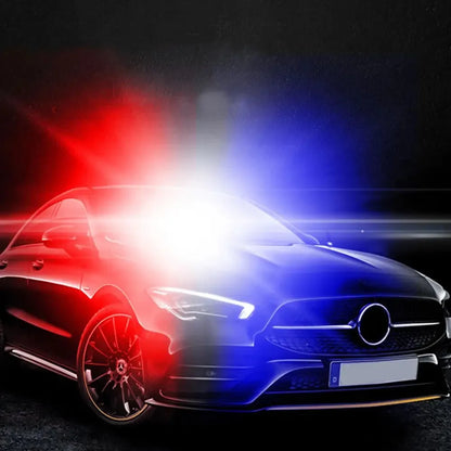 16-led Flashing Mode Emergency Dash Warning Strobe Flash Blue
