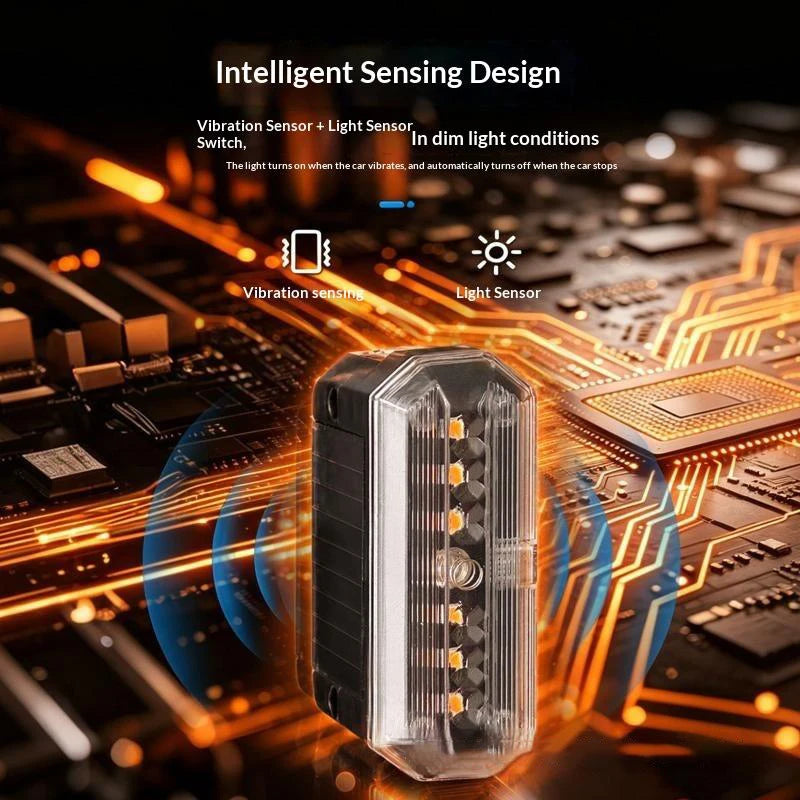 Solar Powered Warning Strobe Wireless anti-collision Side Marker