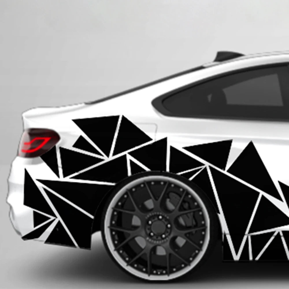 Freestanding Triangles Graphics Sticker Decal SUV Truck Camping