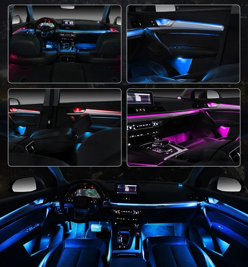 For Audi Ambient Light Lamp Upgrade Colors A4 A4L Q5 Q5L