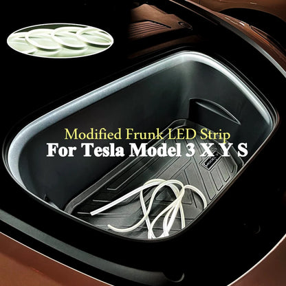For Tesla Model 3 Y S 5M Tesla Interior Bar Trunk Frunk X Neon