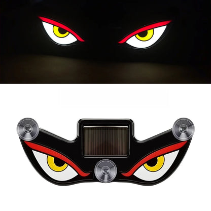 Solar Devil Eyes Windshield Flashing Warning Dynamic Demon Eye