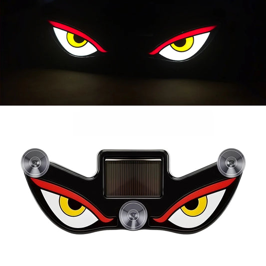 Solar Devil Eyes Windshield Flashing Warning Dynamic Demon Eye