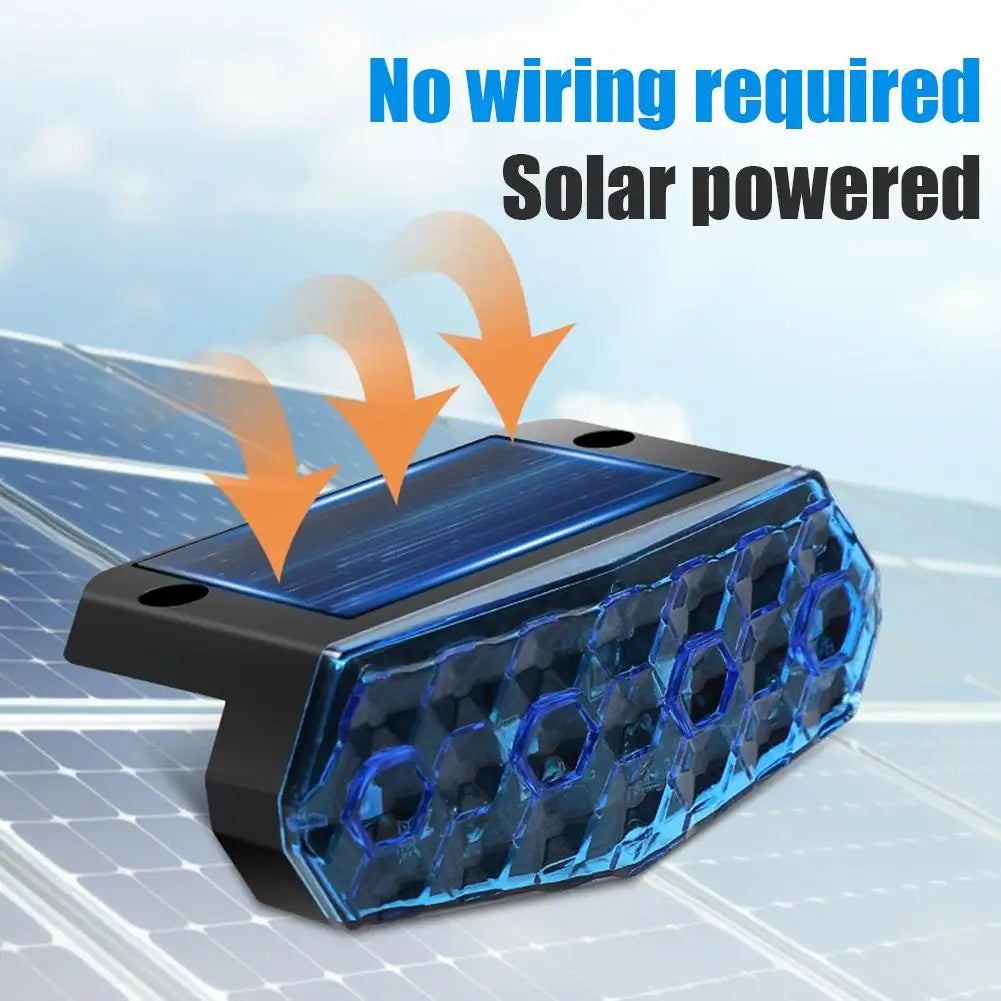 For Semi Trailer Waterproof No Wiring Solar Side Marker Right
