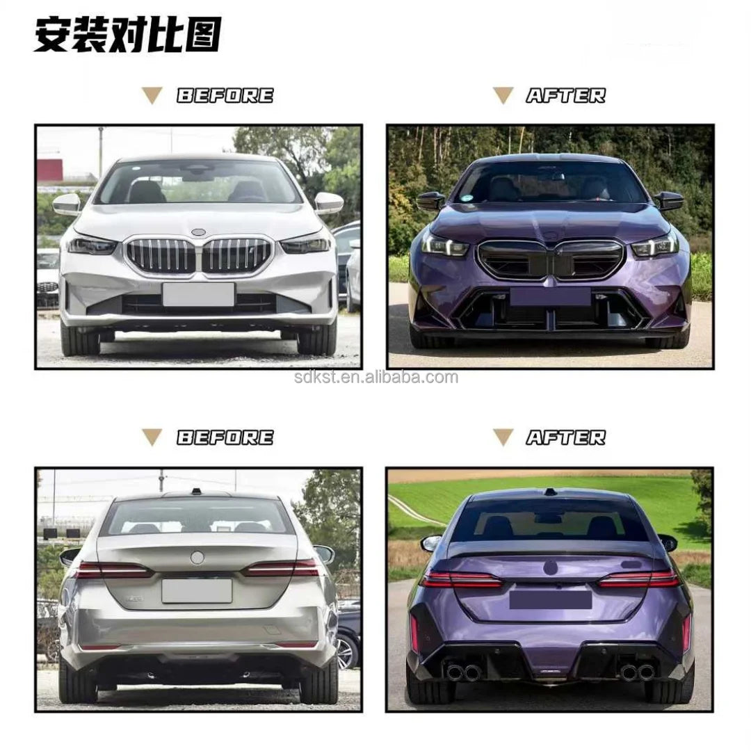 For BMW 5 Series G60 26style M5 Body Kits Bumper