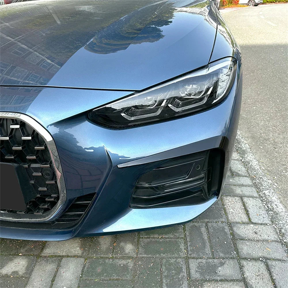 For BMW G22 G23 Front Bumper Lip Splitter Fog Grille Trim Cover