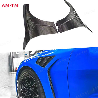 For BMW M3 M4 G80 G82 G83 Dry Carbon Fiber Front Fender Vent