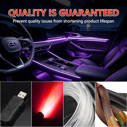Flexible Neon Interior Ambient RGB Multicolor Sound Active APP