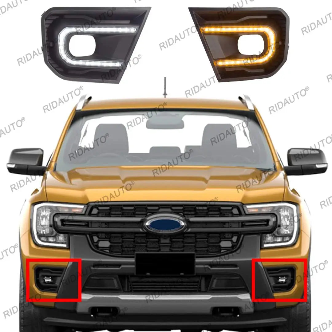 For Ford Ranger T9 Xl Xlt Fog Turn Signal Daytime Running Fit