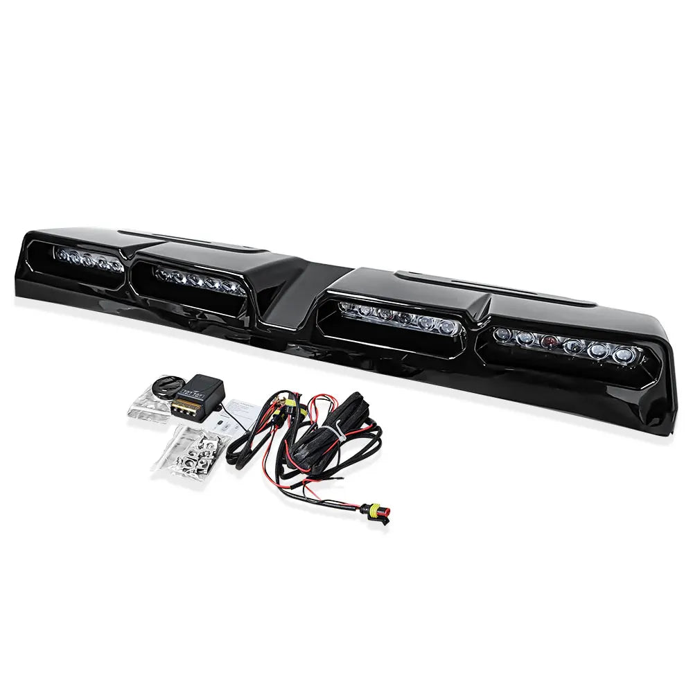 For Nissan Navara 2023 2024 LED Front Roof Wing Lip Bars Pickup