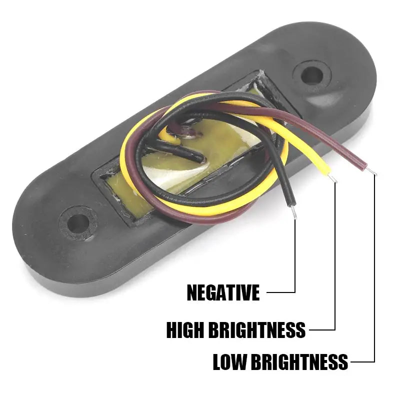 10PCS Amber Side Marker Turn Signal Indicator Flush Tail