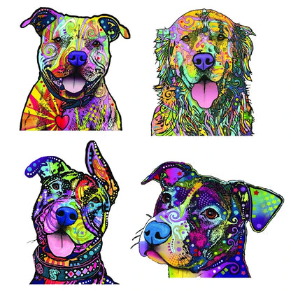 For Windows Bumpers Laptops Waterproof Pit Bull Dog Stickers