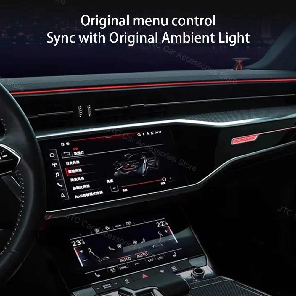 For Audi A6 A7 C8 2019-2024 Dash Ambient Audi A6 A7 Dashboard