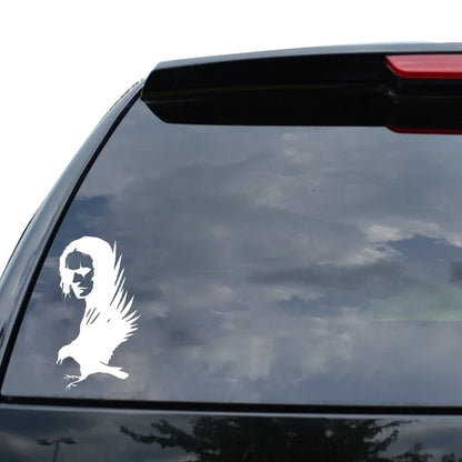 Sticker Crow People Vinyl Decals Motorcycle Bumper Body Rear