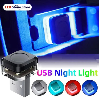 MINI USB Portable Plug Play Ambient Mood Interior Atmosphere