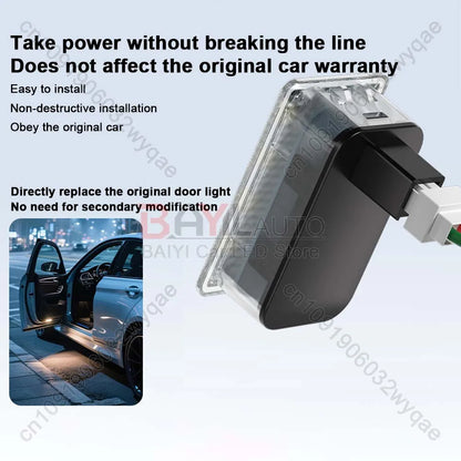 For Honda Door Welcome Light Plug Play Door Opening Lighting