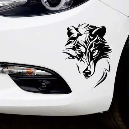 Wolf Head Creative Art Sticker Body Bumper Windows Motorcycle