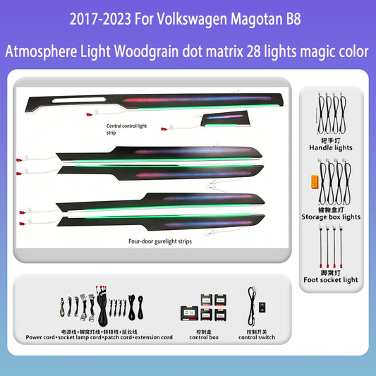 For Volkswagen Magotan B8 Dashboard Decorative 2017-2023 Years