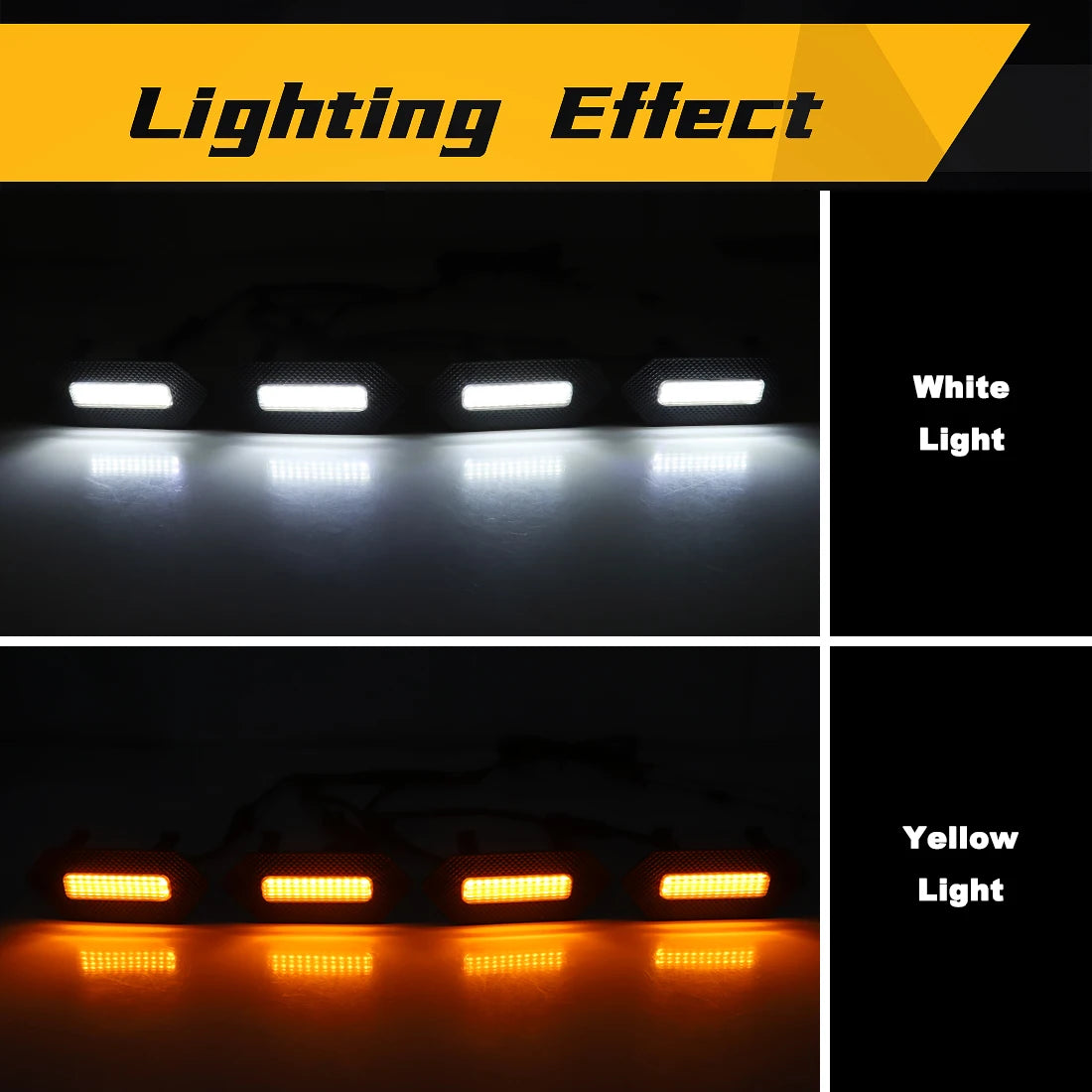 For 2025 Toyota 4Runner Trd Pro Front Grille Warning Lamps