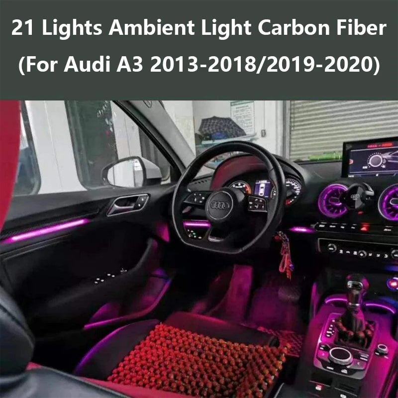 For Audi A3 2013-2020 Without Air In Ambient Lighting Kit Vent