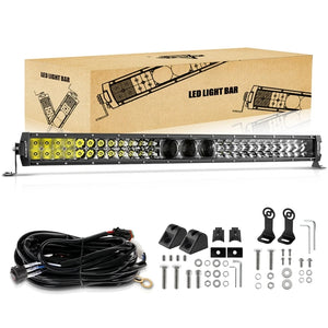 Auxbeam Inch 5D Pro Lens Work Bar Dual Row