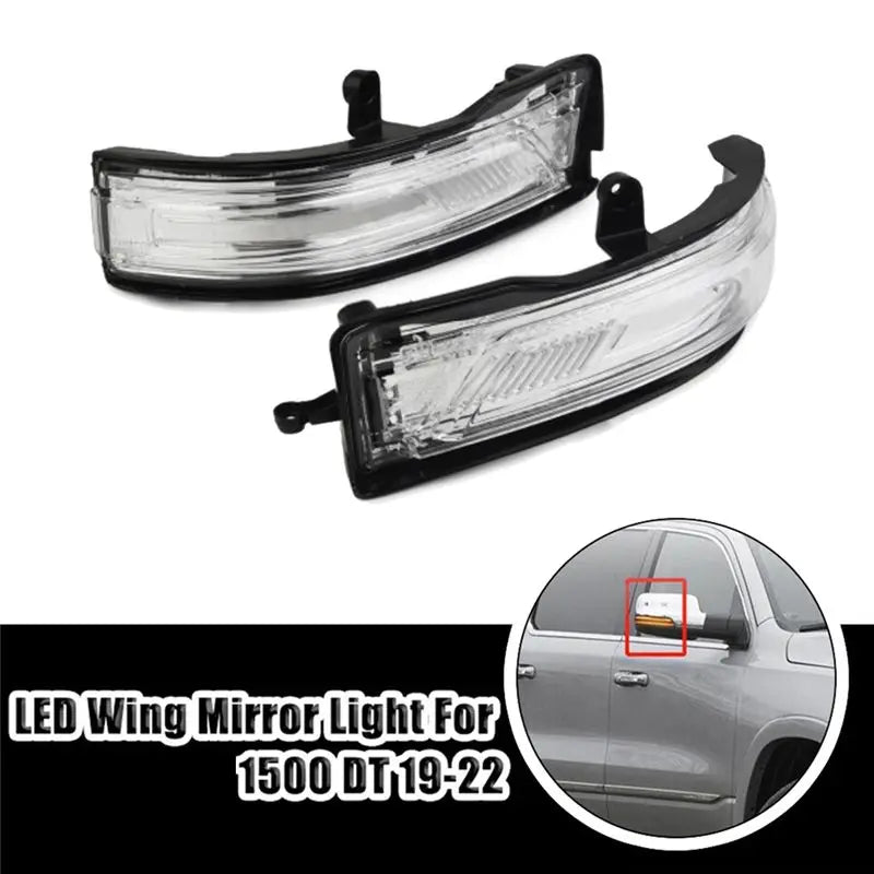 For Dodge Ram Pickup Ram 2019-2022 Rearview Mirror Turn Signal