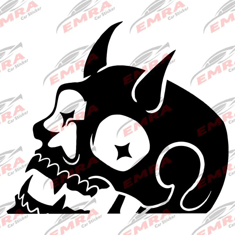 For Jdm Decal Individuation Devil S Skull Sticker External