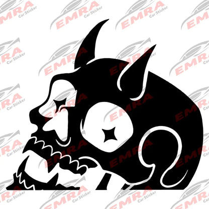 For Jdm Decal Individuation Devil S Skull Sticker External